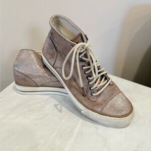 🔥Diesel Women's Shimmering High-Top Sneakers🔥